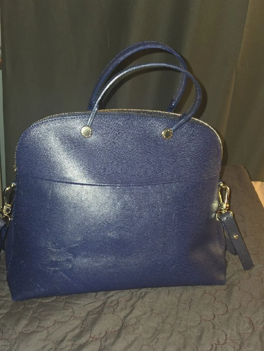 🖤 Furla Black Pebbled Leather Satchel/Crossbody -Open To Reasonable Offers 🖤